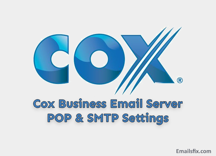 Cox Business Email POP3 & SMTP Server Settings