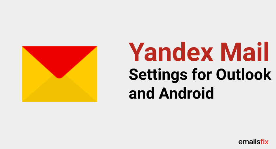 yandex mail settings outlook